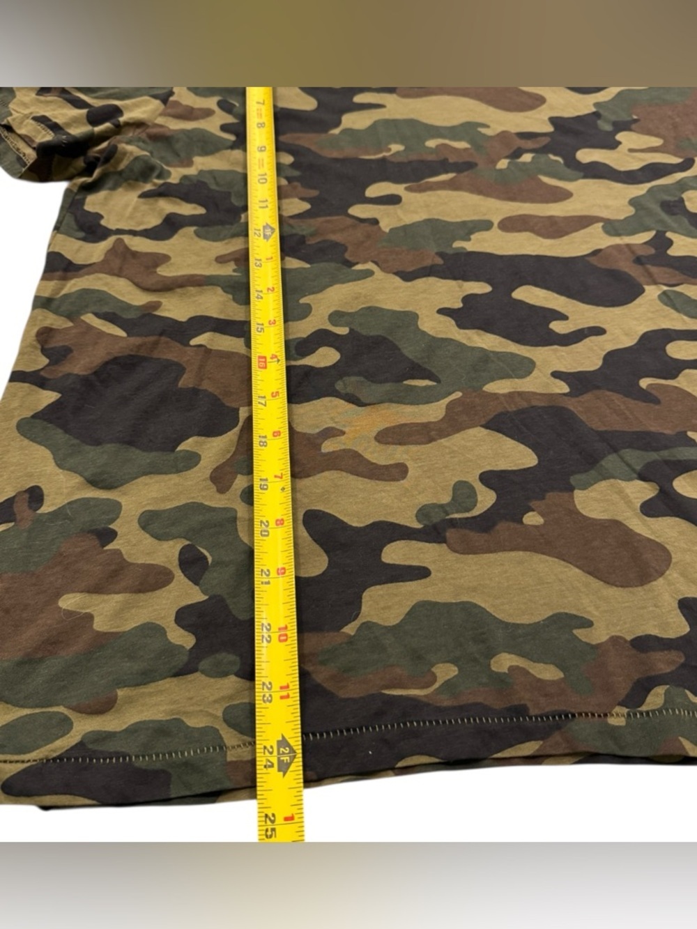 Nili Lotan Camo Print Tee Designer 100% Cotton Made in USA Size Small - Picture 5 of 6